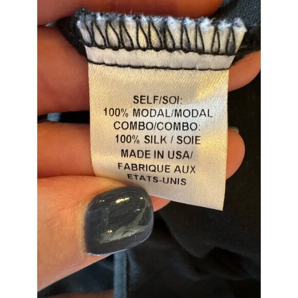 Haute Hippie Jumpsuit Women‎ XS Modal Silk Shorts Wrap Skirt Maxi Whimsigoth - Picture 11 of 12